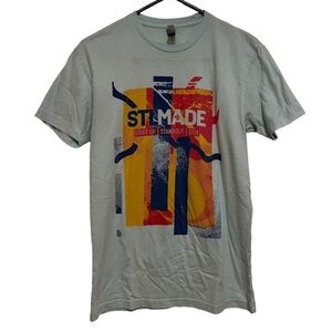 Next Level Apparel Size Small Blue Short Sleeve Tee St. Louis Pride Cotton Blend